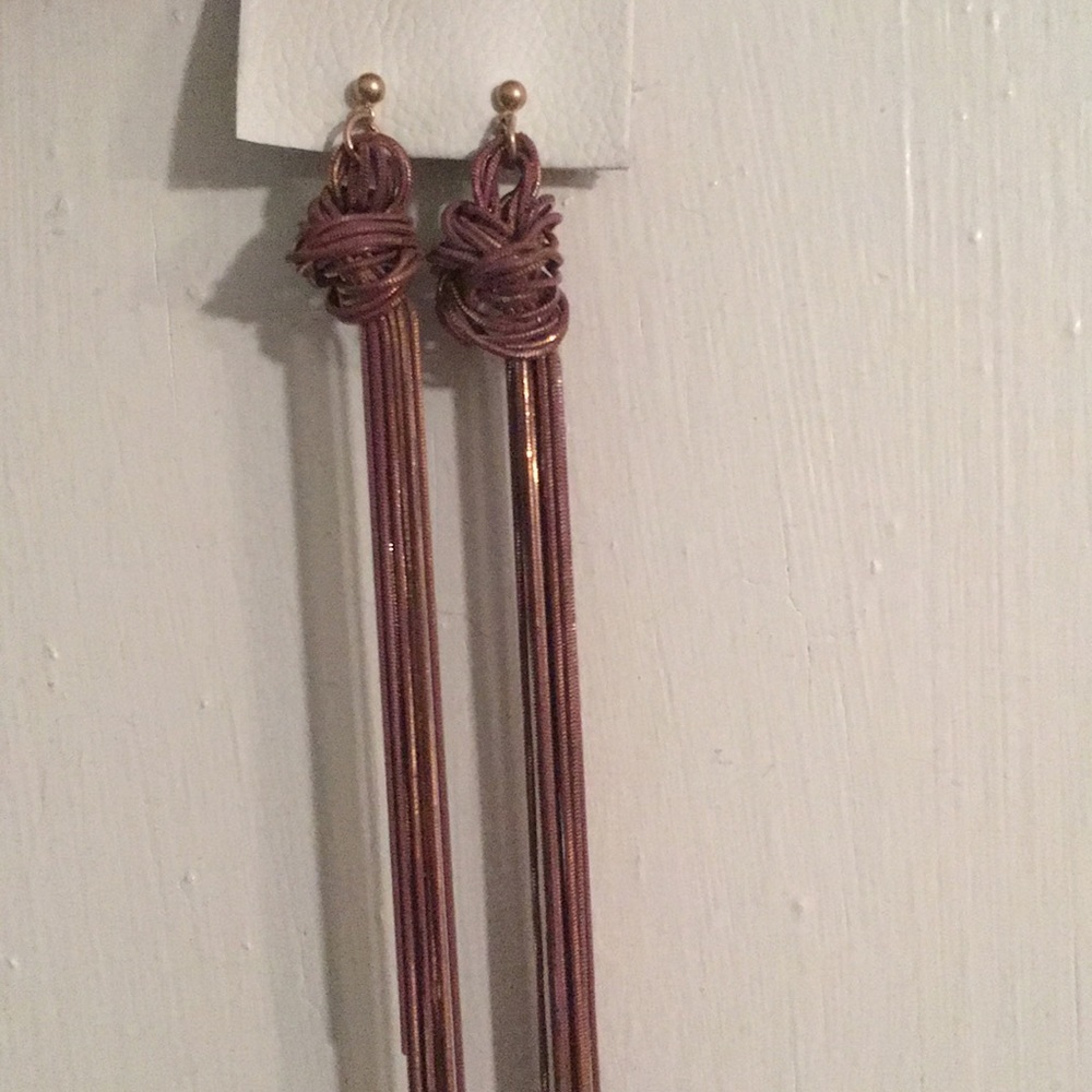 Free People Shoulder Duster sparkly earrings